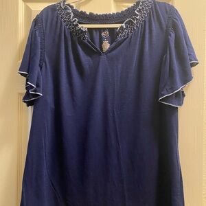 St. John's Bay Womens Split Crew short sleeves